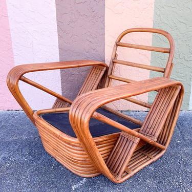 Frankl Style Rattan Pretzel Chair
