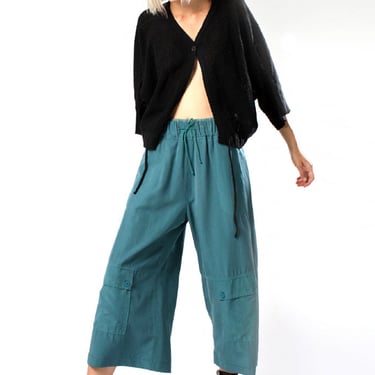 Cropped Wide Leg Pants in BLACK Only