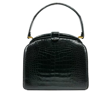 Lucille de Paris Crocodile Top Handle Bag