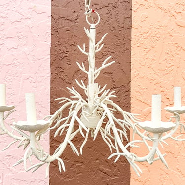 Charming Faux Coral Chandelier