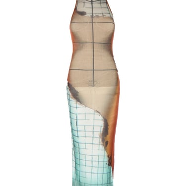 Jean Paul Gaultier Women Printed Tulle The Fire Dress