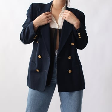 Vintage Midnight Double Breasted Blazer