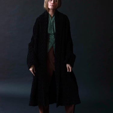 Black Velvet Coat | Callaghan by Romeo Gigli 