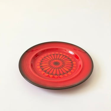 Mid Century Poppy Trail Pottery Plate 