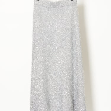 Silver Knit Skirt