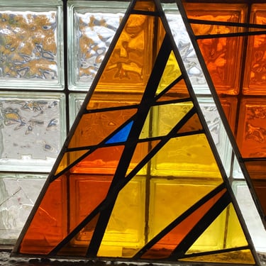 Small Triangle Stained Glass Various Colors
