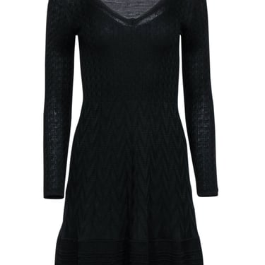 Missoni - Black Long Sleeve Knit Dress Sz 4