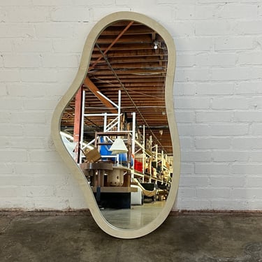 Amorphous plywood mirror 