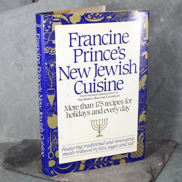 Francine Prince's New Jewish Cuisine | 1991 Jewish Cookbook | Hanukkah | Passover | Bixley Shop 