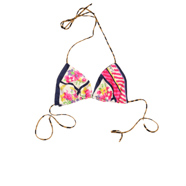 GIGI | bikini top navy floral