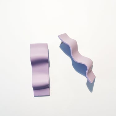 The Squiggle Studs - Lavender