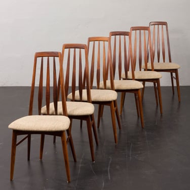 Danish Rosewood Eva Dining Chairs by Niels Koefoed for Koefoeds Hornslet, 1960s 