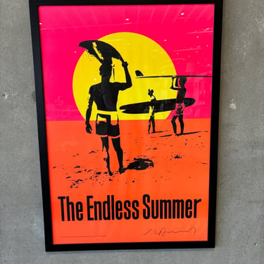 Endless Summer Poster 2013 Bruce Brown Films Signed John Hamersveld