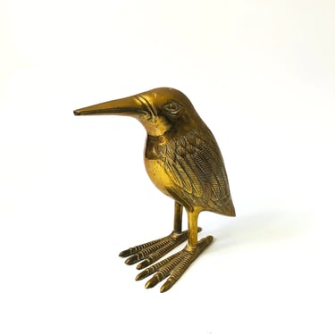 Large Vintage Brass Bird 