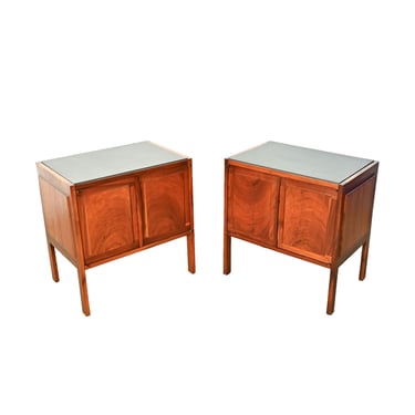 Walnut Nightstands Side Tables Jack Cartwright Founders Furniture Mid Century Modern 