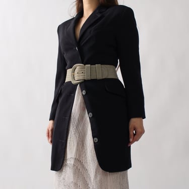 Vintage Tailored Wool Minidress