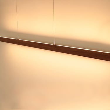 Dual-Edge Linear Suspension LED Pendant | Custom Modern Light Fixture 