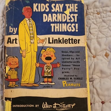 Art Linkletter Kids Say the Darndest Things 1957 Book 