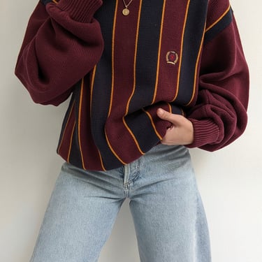 90s Tommy Hilfiger Bold Striped Sweater