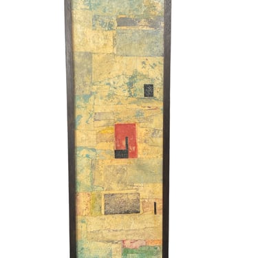 French Mid Century Mixed Media Collage