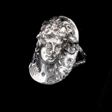 Cameo Ring Sterling Silver