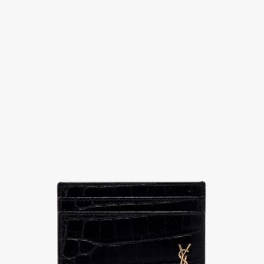 Saint Laurent Men Saint Laurent Black Wallets