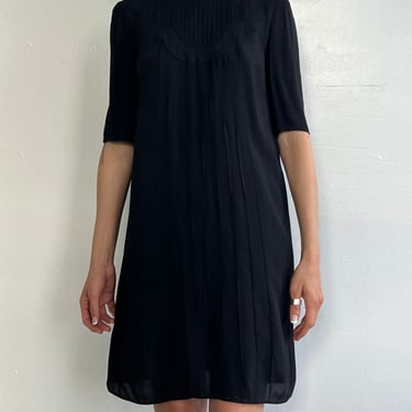 Prada Black Ruffle Neck Dress (M)