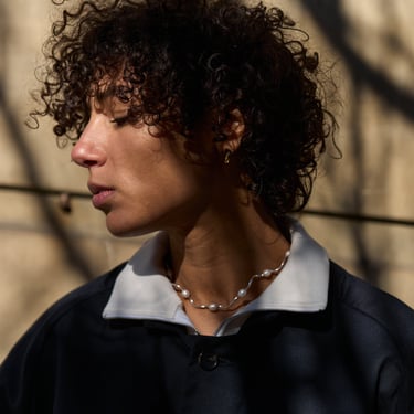 History + Industry Squiggle Pearl Necklace