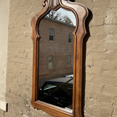 Vintage Carved Wood Mirror