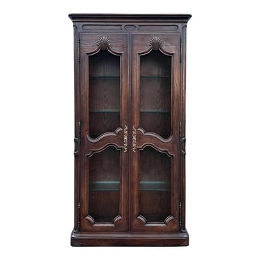 Henredon Four Centuries Louis XV Carved Display Cabinet 