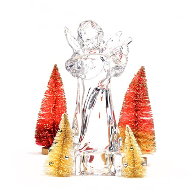 VINTAGE: Crystal Glass Angle Figurine - Christmas - Reflectors - SKU 27-B-00016738 