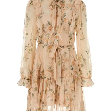 Zimmermann Women Printed Silk Mini Dress