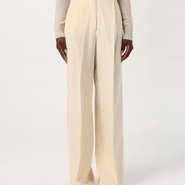 Max Mara Pants Woman Ivory Women