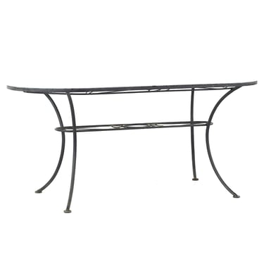 Arthur Umanoff for Howard Shafer Mid Century Glass Top Dining Table - mcm 