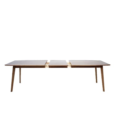 The Santa Monica Extension Table: Mid Century Modern Extendable Dining Table 