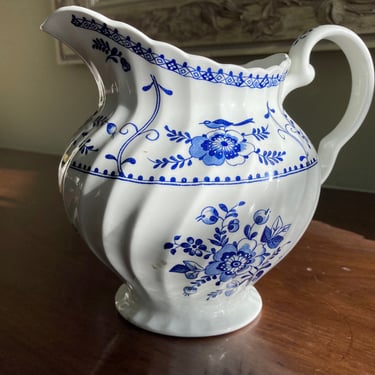 Blue and White Porcelain Pitcher 