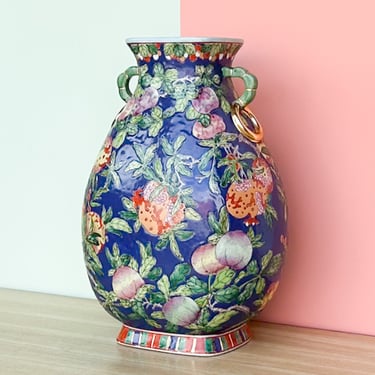 Colorful Chinoiserie Vase