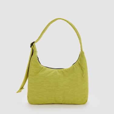 Mini Nylon Shoulder Bag in Lemongrass