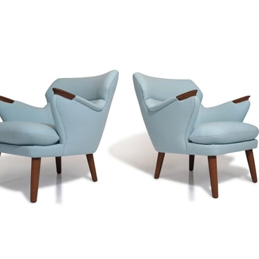 Kurt Olsen for Andersen &amp; Bohm Mid-century Danish Lounge Chairs
