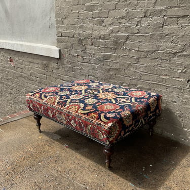 Hancock & Moore Rug Ottoman