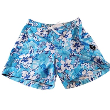 Lui Lui Women Shorts Hibiscus M/L 9 Beach Surf Skate 28