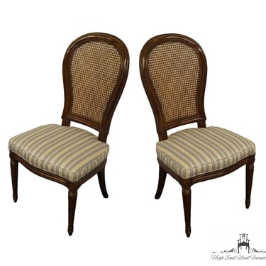Set of 2 HENREDON FURNITURE Italian Provincial Cane Back Dining Chairs 2174 