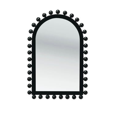 CCO Wood Ball Framed Arch Mirror (in-store or curbside)