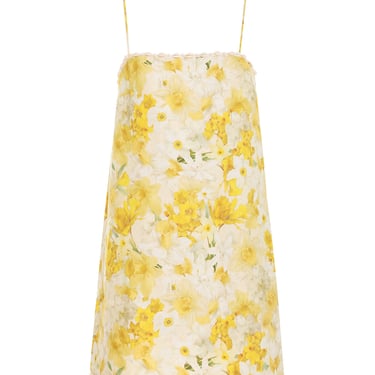 Wonderland Shell Shift Dress - Daffodil Print