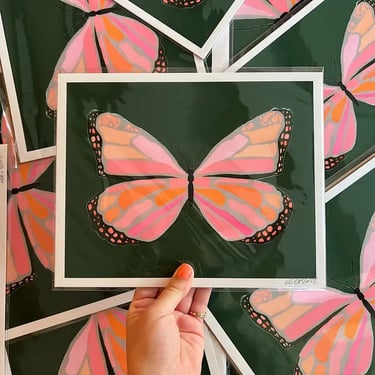 AB Marais Butterfly Print