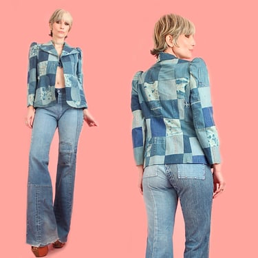 Levis Jean Jacket 70s DIY Patchwork Denim Jacket | Shop Exile