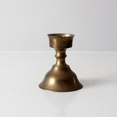vintage brass candlestick holder 