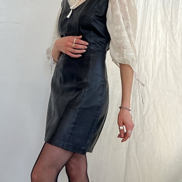 Hugo Buscati Leather Dress (L)