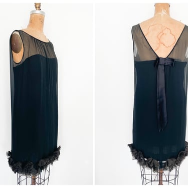 Vintage 1950’s flapper dress, roaring twenties costume | ‘50s does ‘20s little black dress, Gatsby, Halloween, S/M 