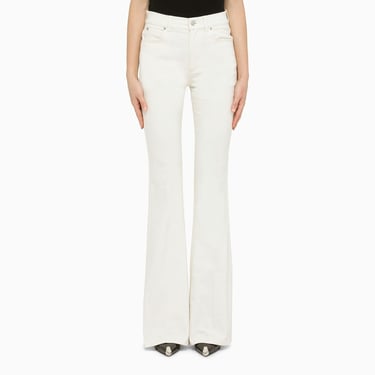 Alexander Mcqueen Ivory Flared Jeans Women